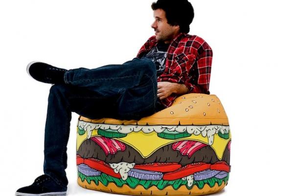 cheeseburger cushion